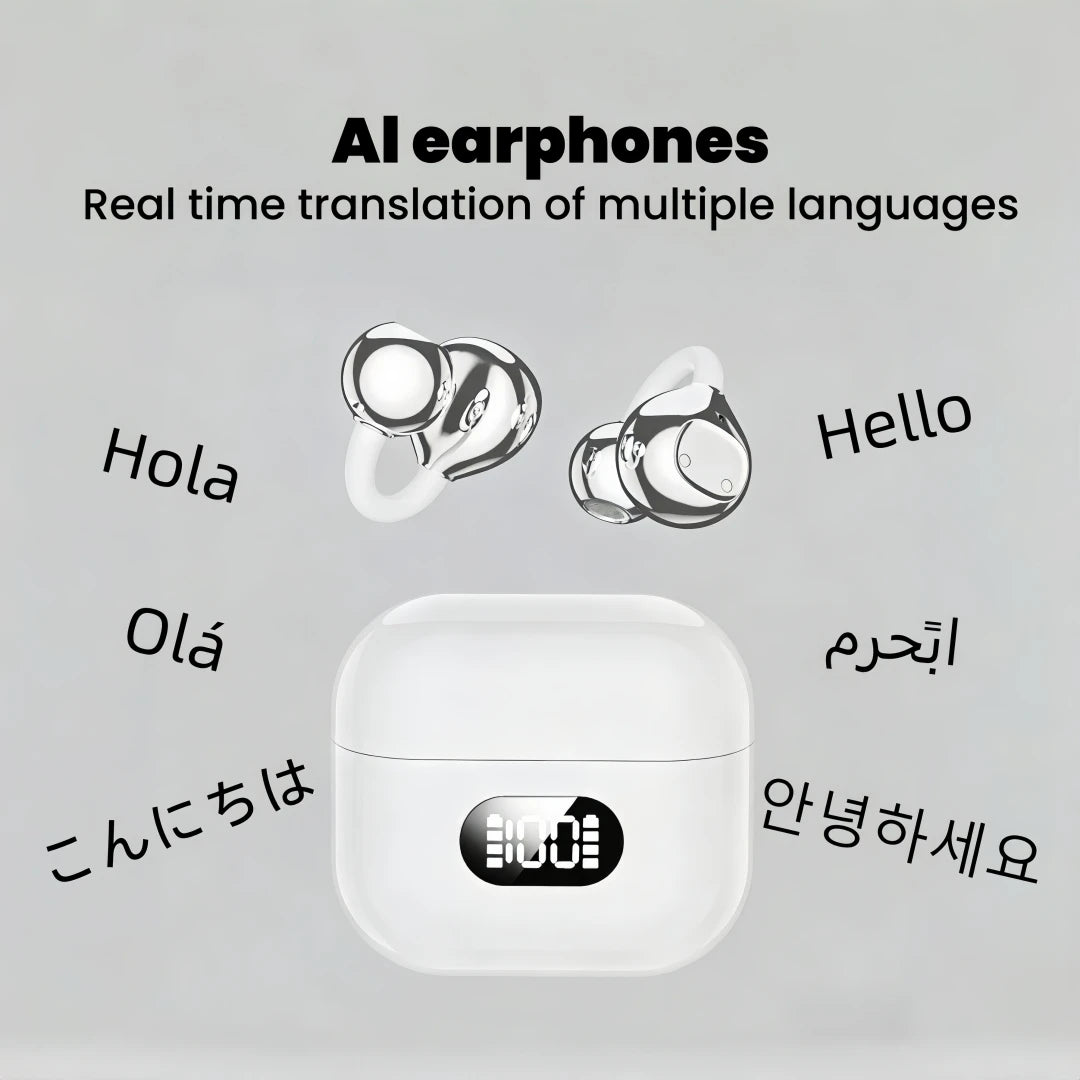 LigoLink AI Translator Earbuds - Real- Time Translator in 144 Languages
