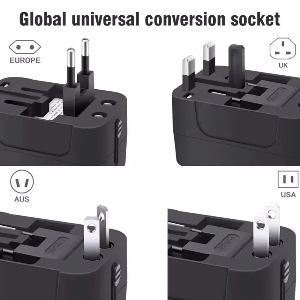 Power Global Dual USB Travel Adapter