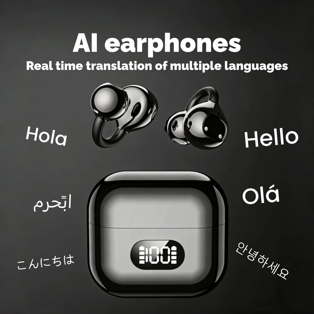 LigoLink AI Translator Earbuds - Real- Time Translator in 144 Languages
