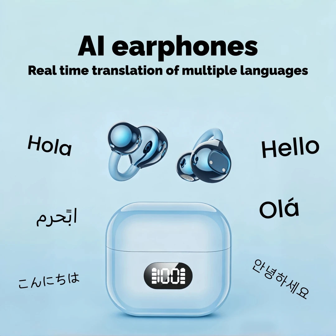LigoLink AI Translator Earbuds - Real- Time Translator in 144 Languages